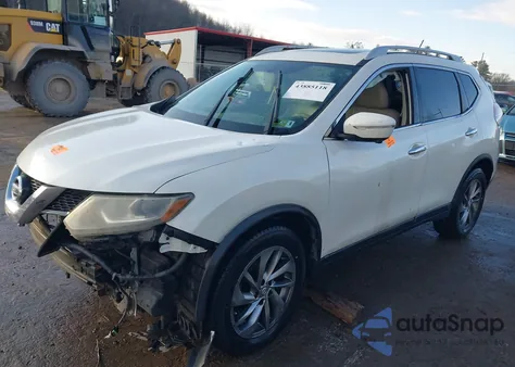 2015 Nissan Rogue Sl из США, поврежденный, VIN 5N1AT2MV4FC793805